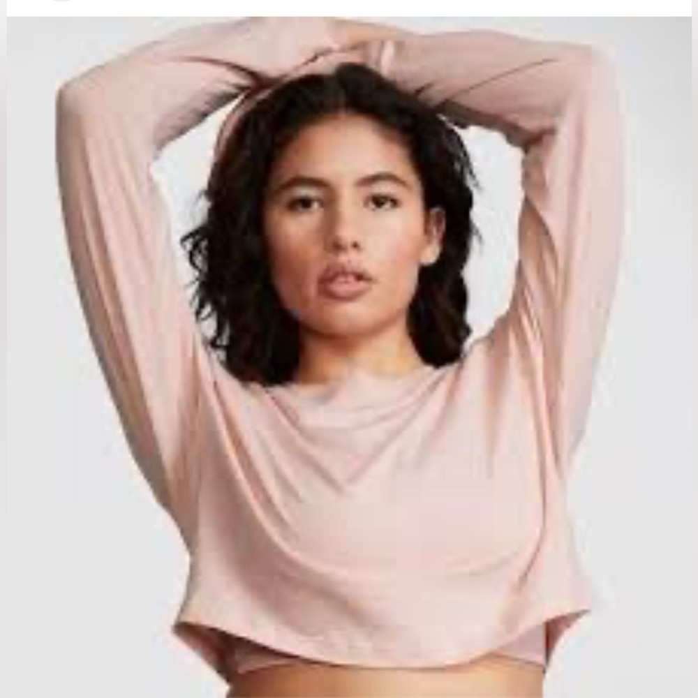 PINK Victoria's Secret Light Pink Crop Top